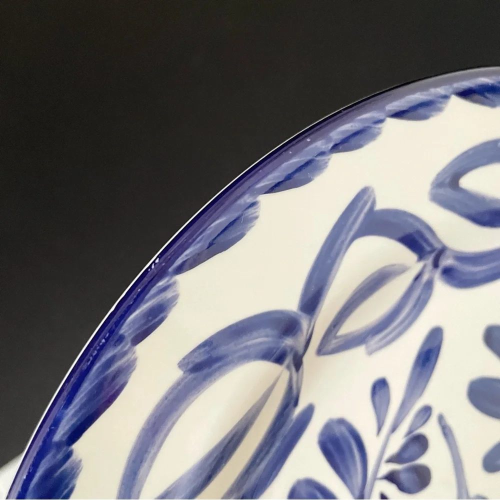 SET of 2 Blue & White Dinner Plates - Anfora Puebla - Pottery Barn